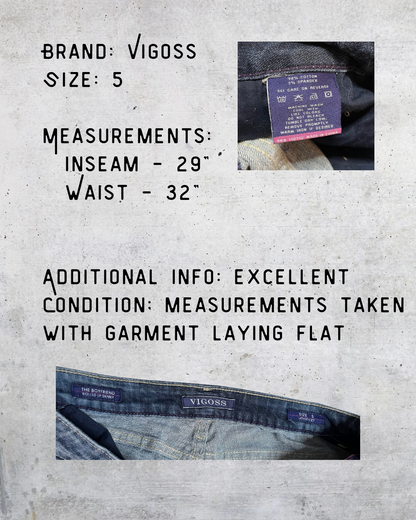 Vigoss “The Boyfriend” Distressed Skinny Jeans - Size 5