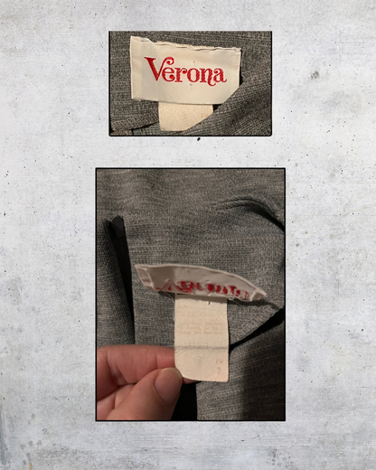Vintage Gray Verona Dress - Size 8