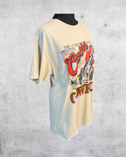 Coors Cowboy Graphic Tee (Not Vintage, Just Iconic) - Large