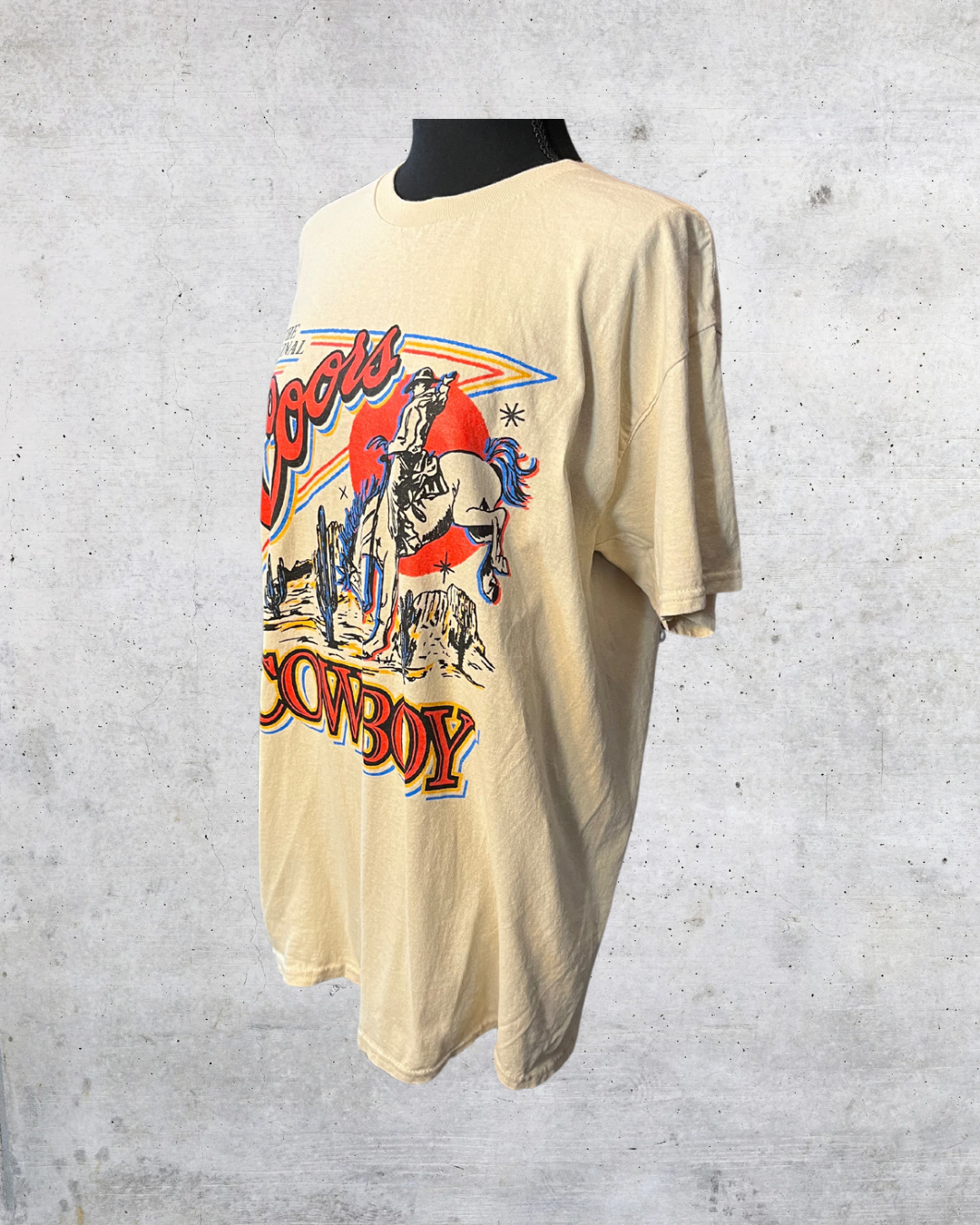 Coors Cowboy Graphic Tee (Not Vintage, Just Iconic) - Large