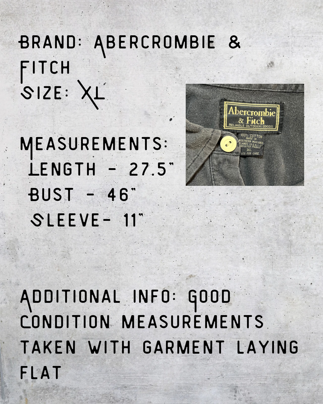 Abercrombie & Fitch Navy Polo