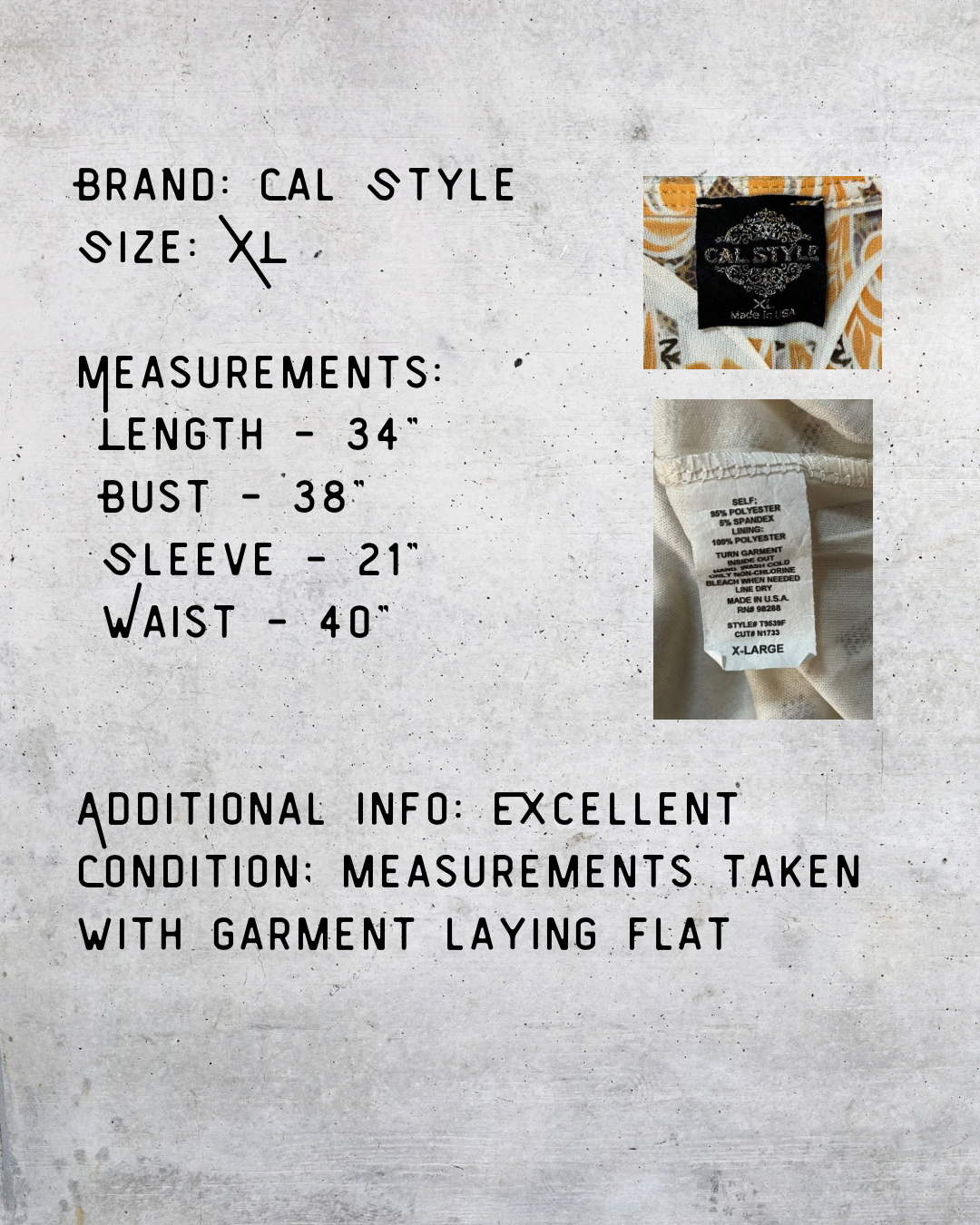 Cal Style Burnout Velvet Dress