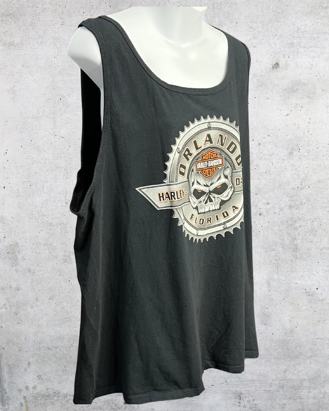 Orlando Harley Davidson Skull Tank