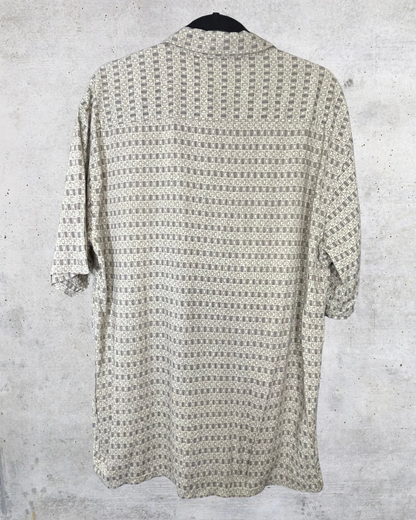 Campia Moda Geotext Checkered Button-Up