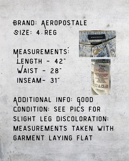 Aeropostale High-Rise Wide Leg Jeans