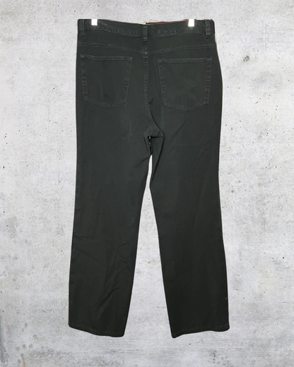 Chaps Classic Fit Black Stretch Pants