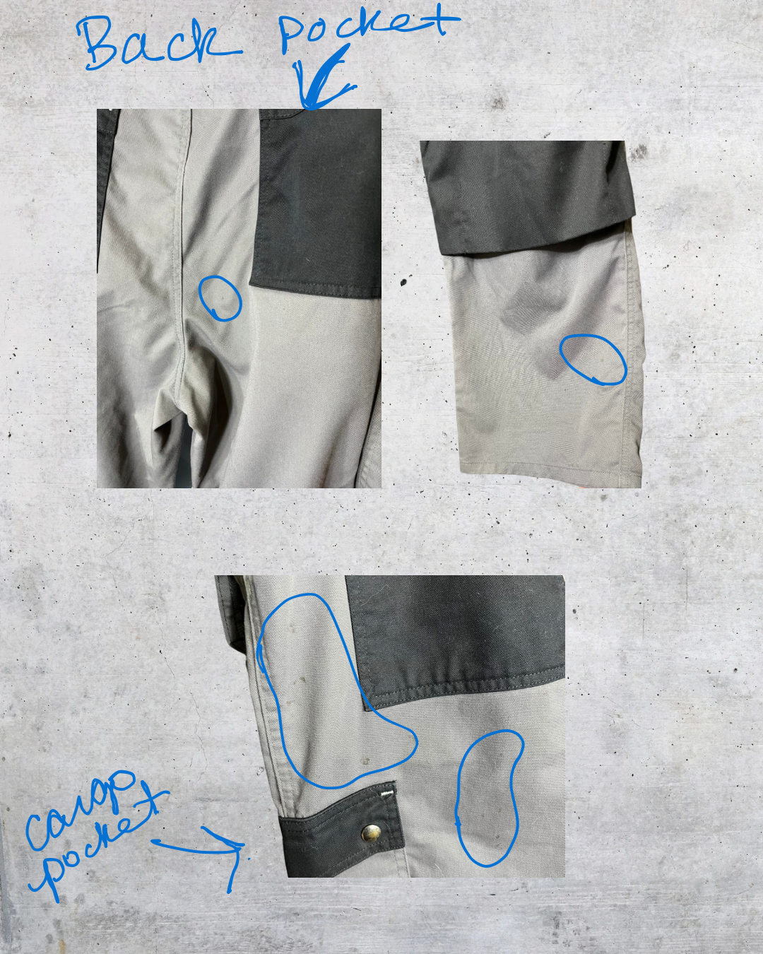 Marsum Two-Tone Utility Work Pants