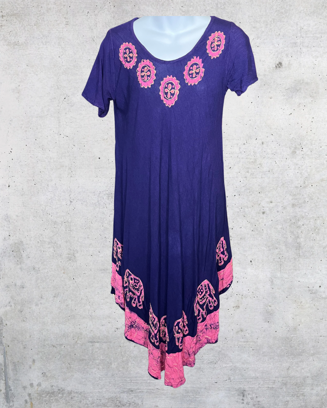 Jessica Taylor Elephant Hem Dress
