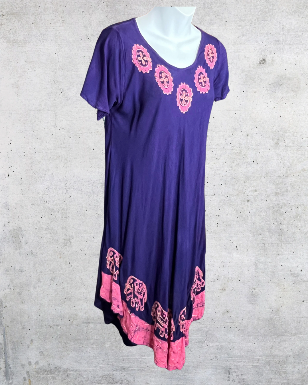 Jessica Taylor Elephant Hem Dress