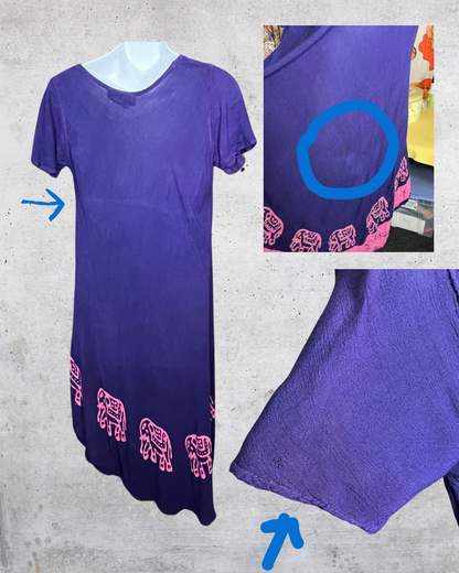 Jessica Taylor Elephant Hem Dress