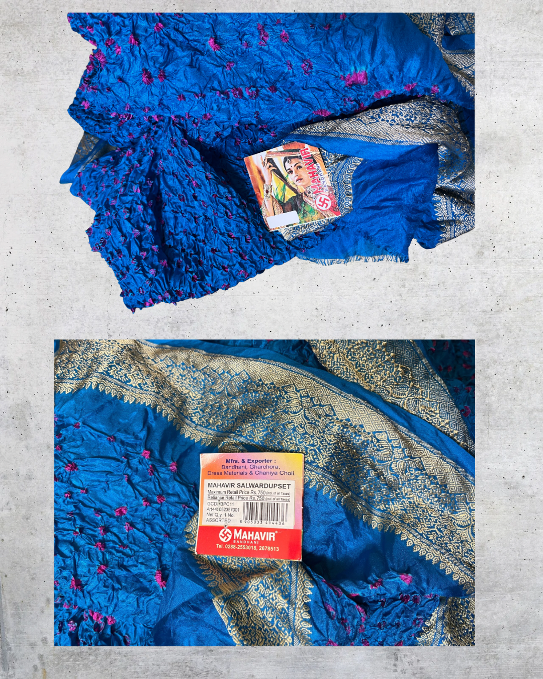Mahavir Bandhani Silk Dupatta