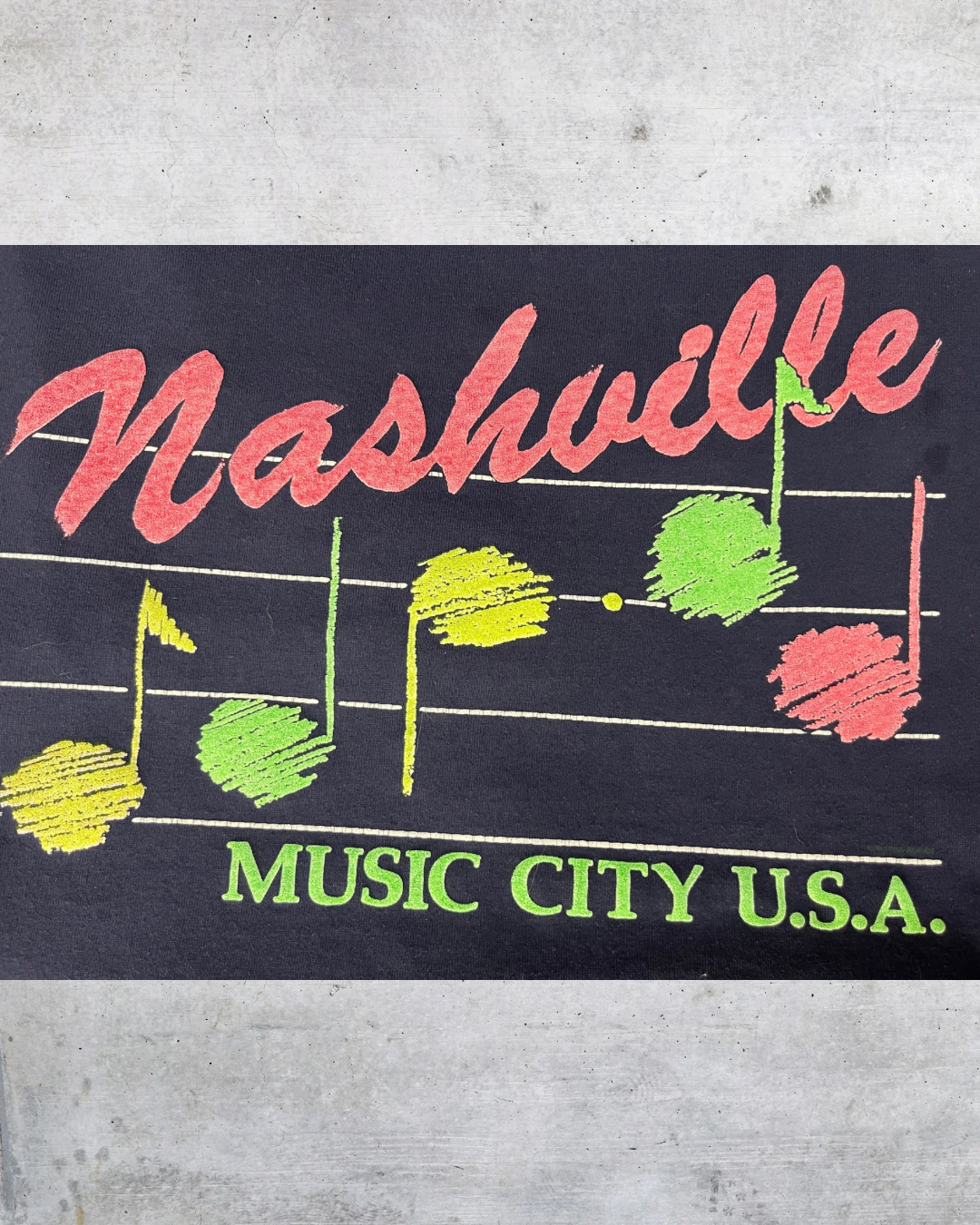 Neon Nashville Jerzees Tee