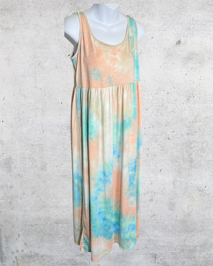 Rainbow Sherbet Tie-Dye Maxi