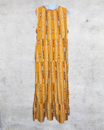 Sunshine Sage Aztec Maxi Dress