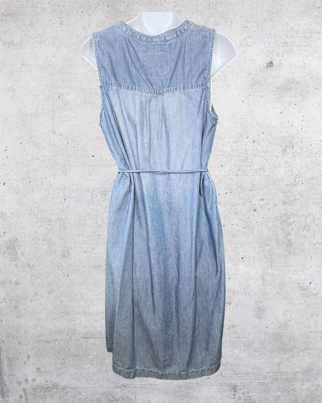 Indigo Ease Chambray Dress