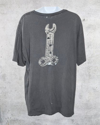 Super Distressed Vintage 90s Tool Wrench Graphic Tee
