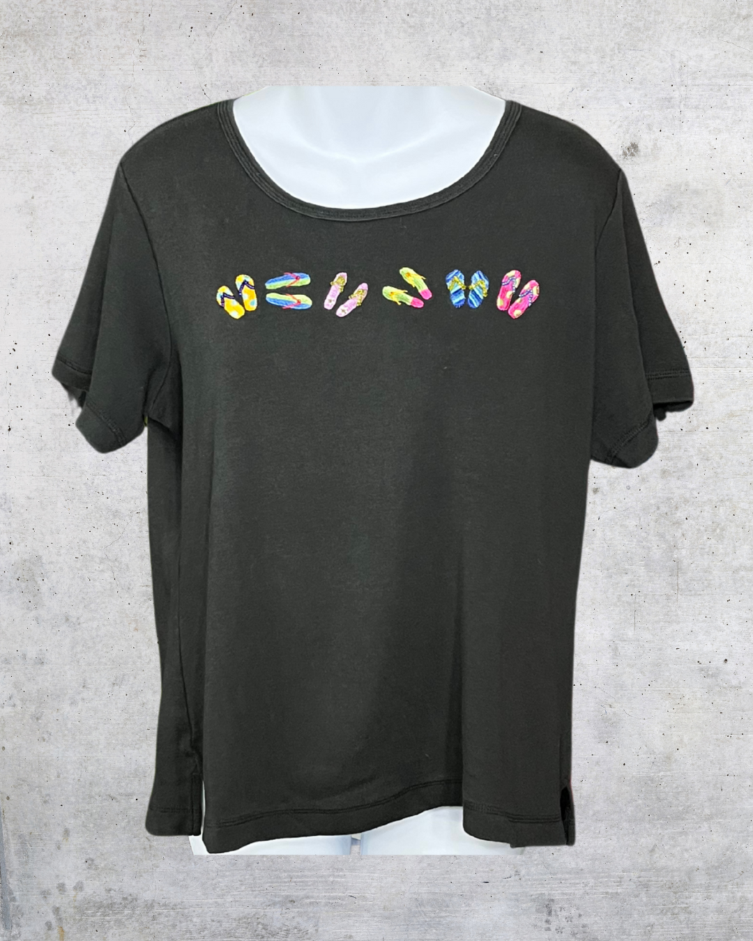 Quacker Factory Flip-Flop Tee