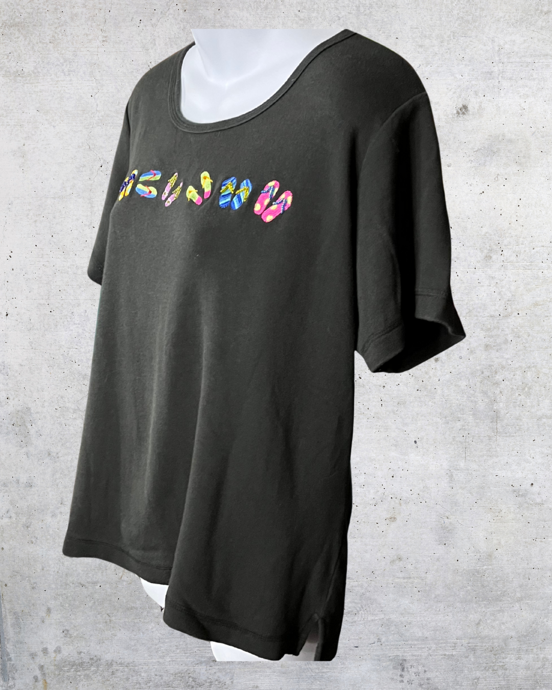 Quacker Factory Flip-Flop Tee
