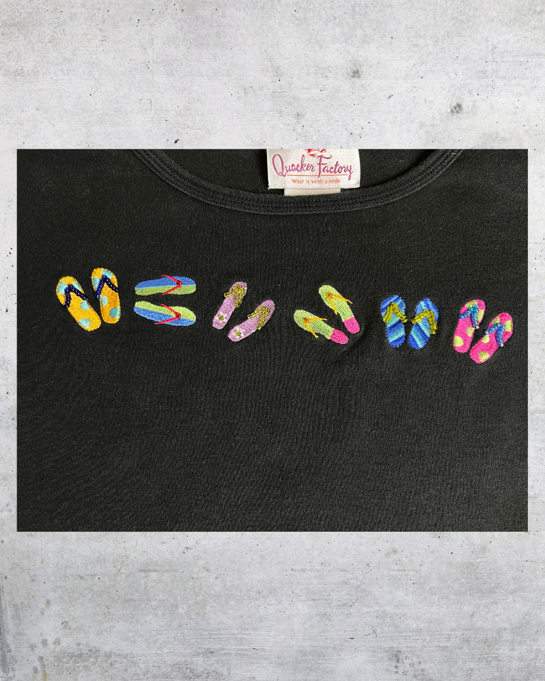 Quacker Factory Flip-Flop Tee