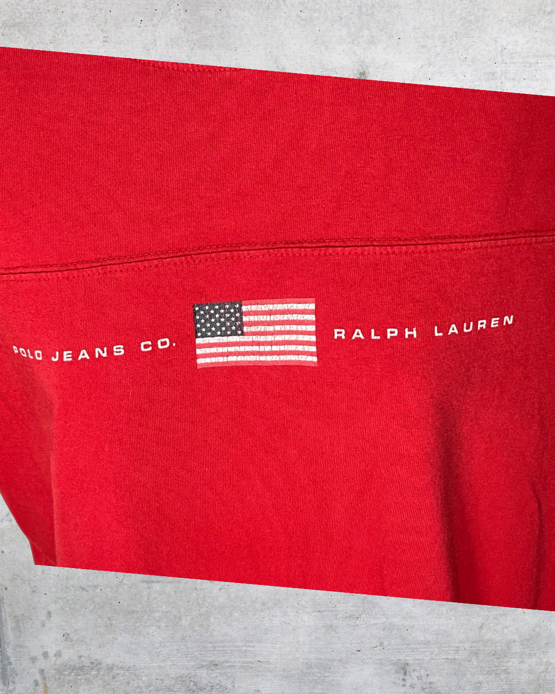 Polo Jeans Co. Ralph Lauren Flag Tee — Large