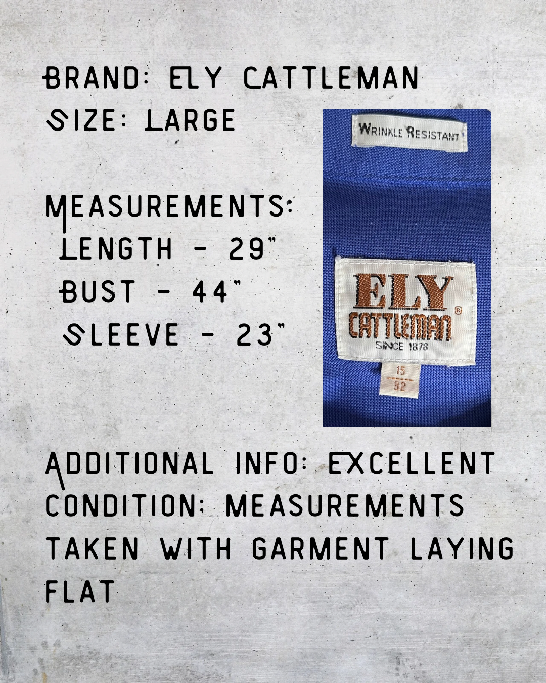 Ely Cattleman Western Snap Button Shirt - Large