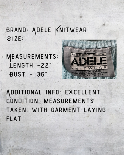 Adele Knitwear Colorblock Sweater Vest - Small