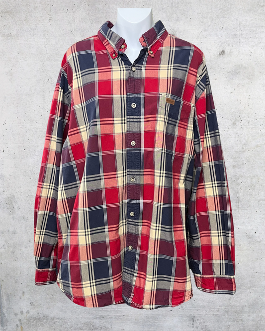 Carhartt Plaid Flannel Button-Up Shirt – XL
