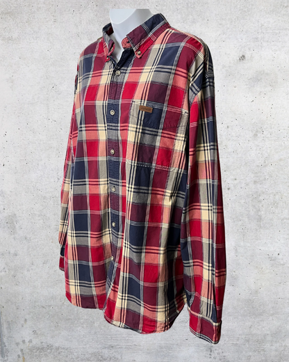 Carhartt Plaid Flannel Button-Up Shirt – XL