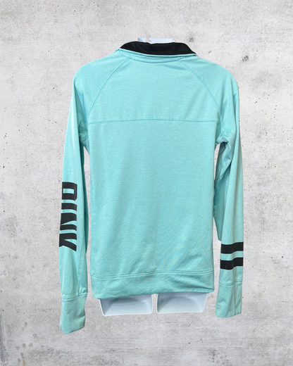PINK Mint Quarter Zip Pullover - Medium