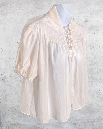 1970s Vintage Sheer Peignoir Top - Medium