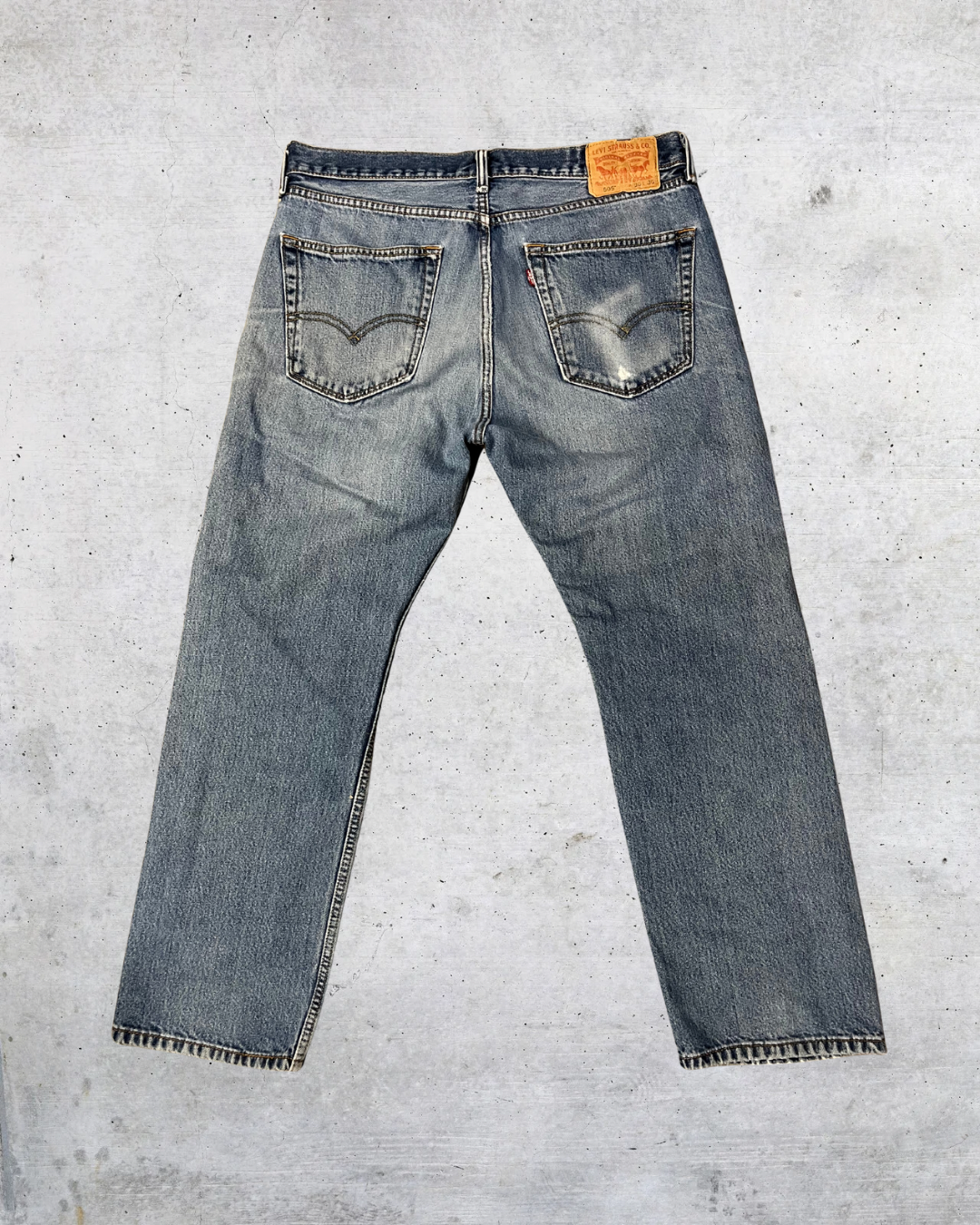 Levi’s 505 Distressed Straight Leg Jeans - 36x30