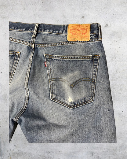 Levi’s 505 Distressed Straight Leg Jeans - 36x30