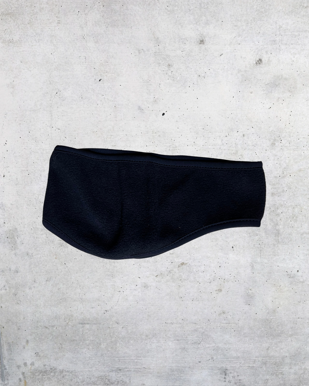 Black Fleece Ear Warmer Headband