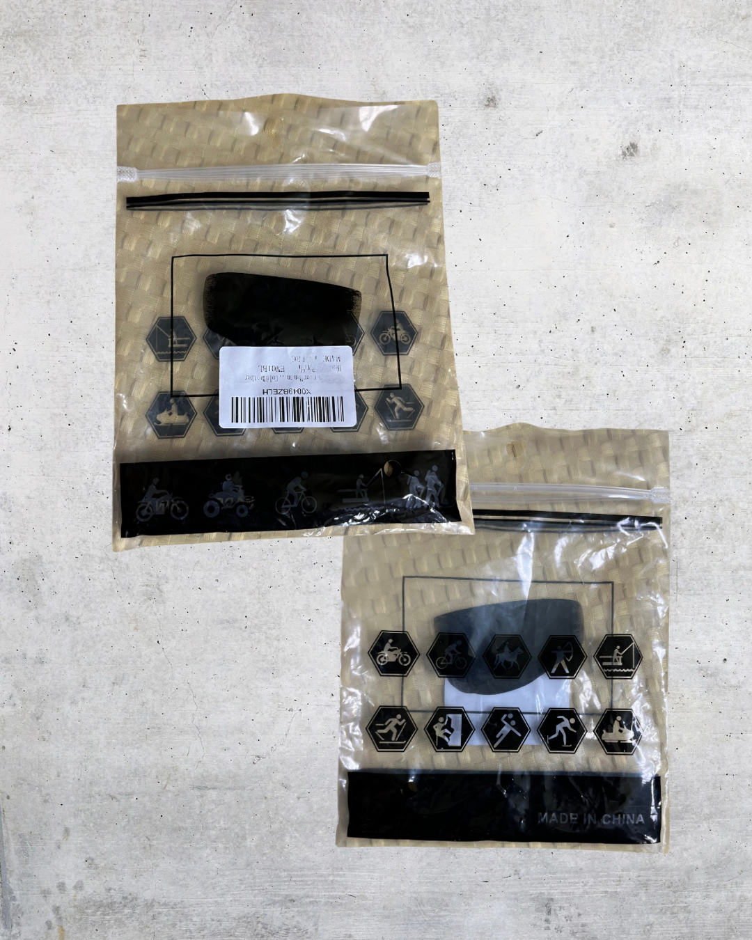 Black Fleece Ear Warmer Headband