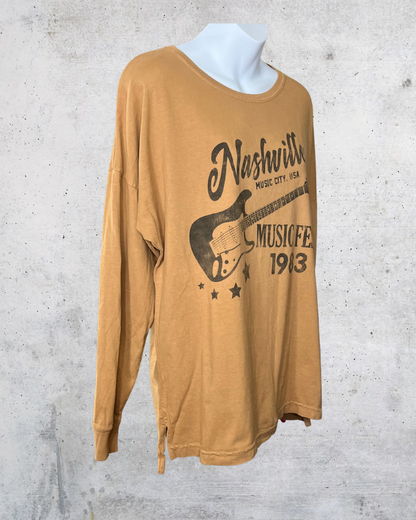 Nashville Music Fest 1983 Long Sleeve Tee - Medium