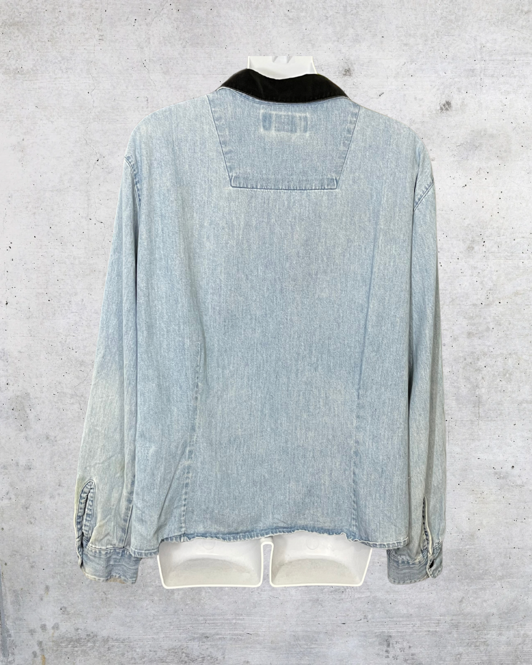 Vintage Bill Blass Embroidered Denim Shirt - 1X