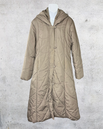 Vintage Saxton Hall Hooded Puffer Coat - Medium