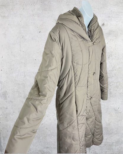 Vintage Saxton Hall Hooded Puffer Coat - Medium