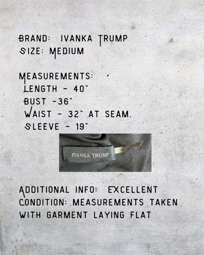 Silver Baroque Velvet Midi Dress - Medium