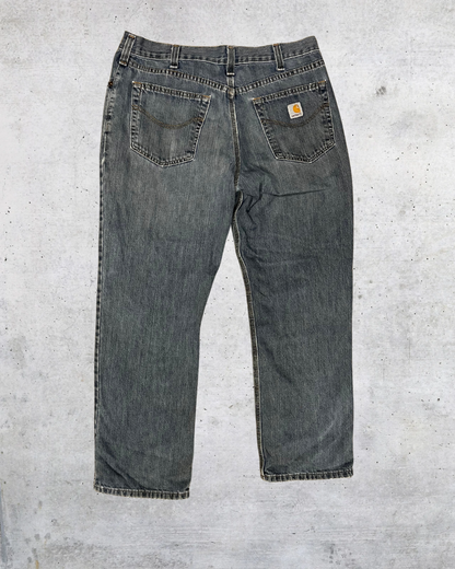 Carhartt Relaxed Fit Faded Work Jeans - 34x30