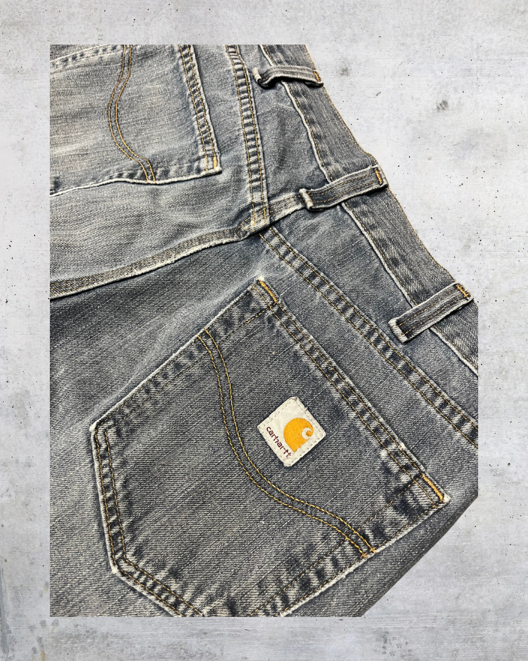 Carhartt Relaxed Fit Faded Work Jeans - 34x30