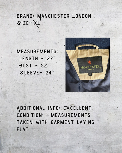 Manchester London 90s Windbreaker Jacket  - XL
