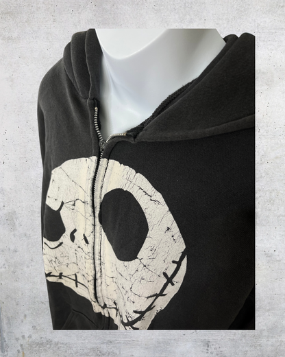 Jack Skellington Full-Face Zip Hoodie - XL