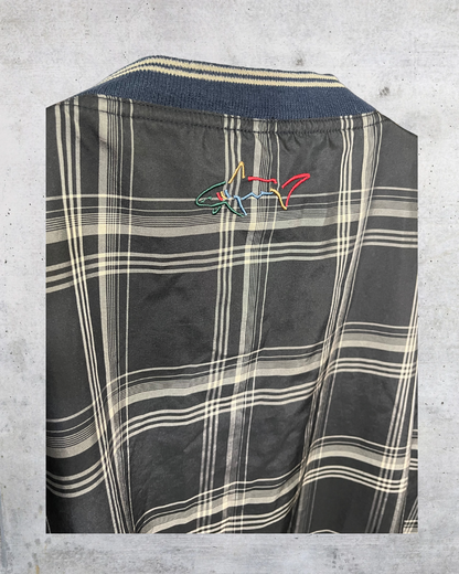 Greg Norman Plaid Windbreaker Pullover – Large