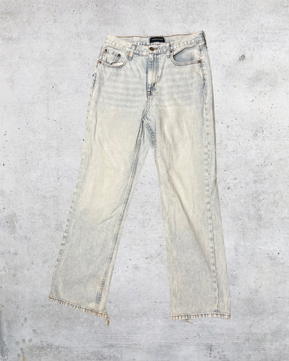 Light Wash Aeropostale High Rise Baggy Jeans – Size 8