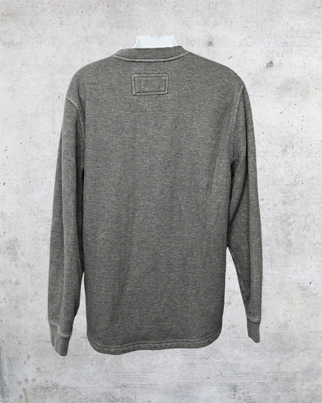 L.L. Bean Lined Waffle Knit Henley – Medium