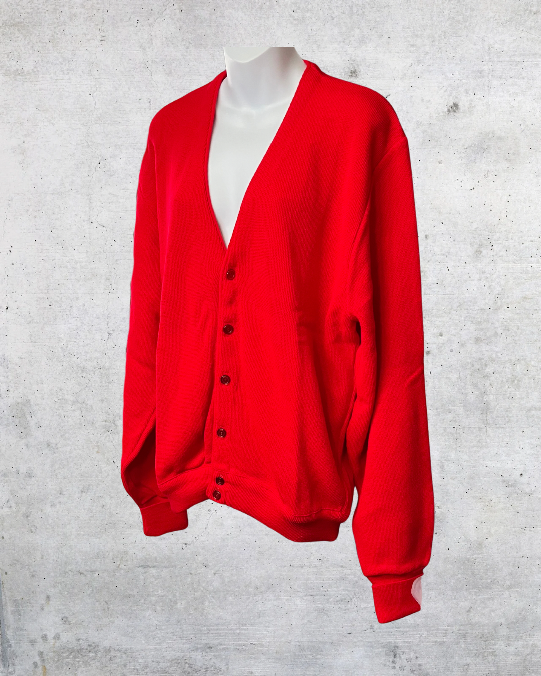 Idlebrook Red Button Cardigan – XL