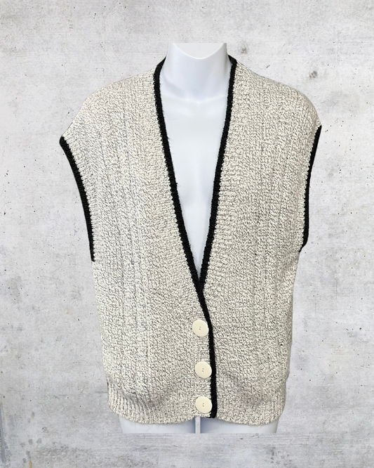OHI Chunky Knit Sweater Vest – Large