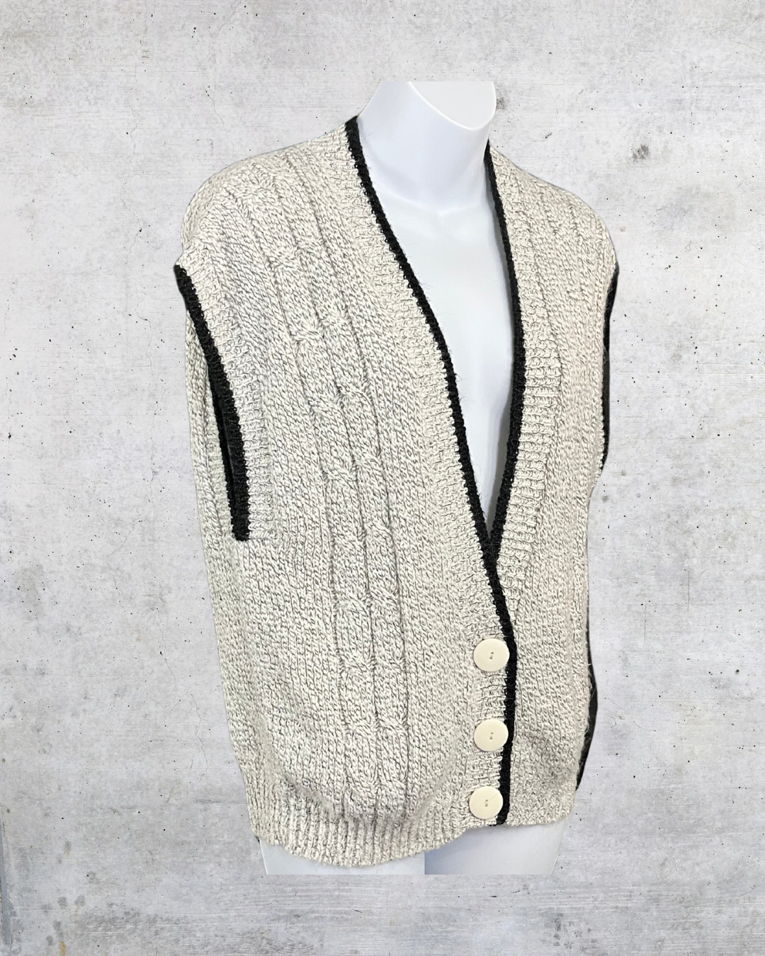 OHI Chunky Knit Sweater Vest – Large
