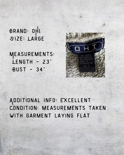 OHI Chunky Knit Sweater Vest – Large